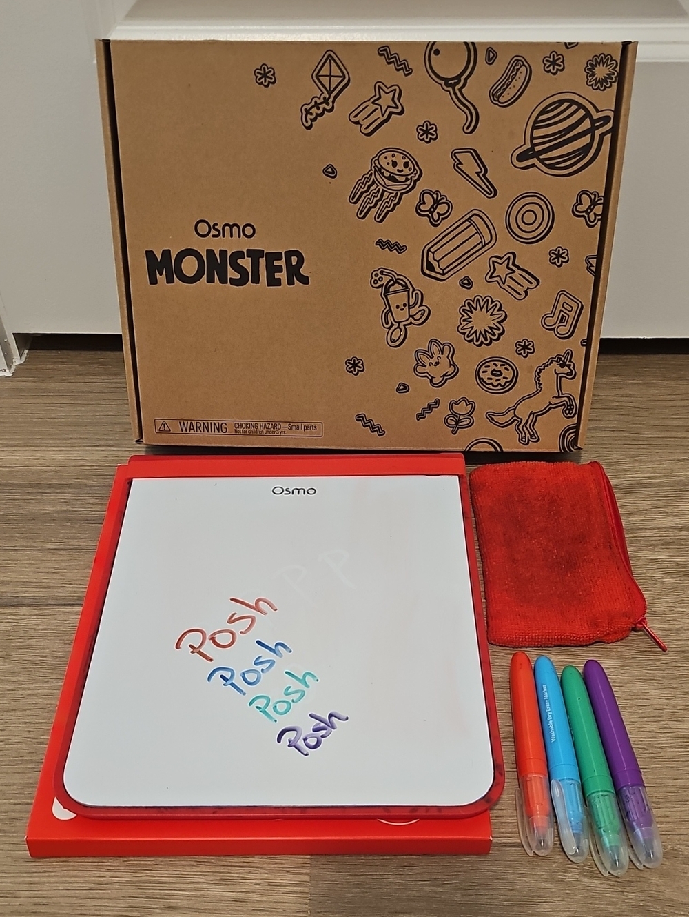 Osmo Monster Kids Whiteboard Activity Set in Red